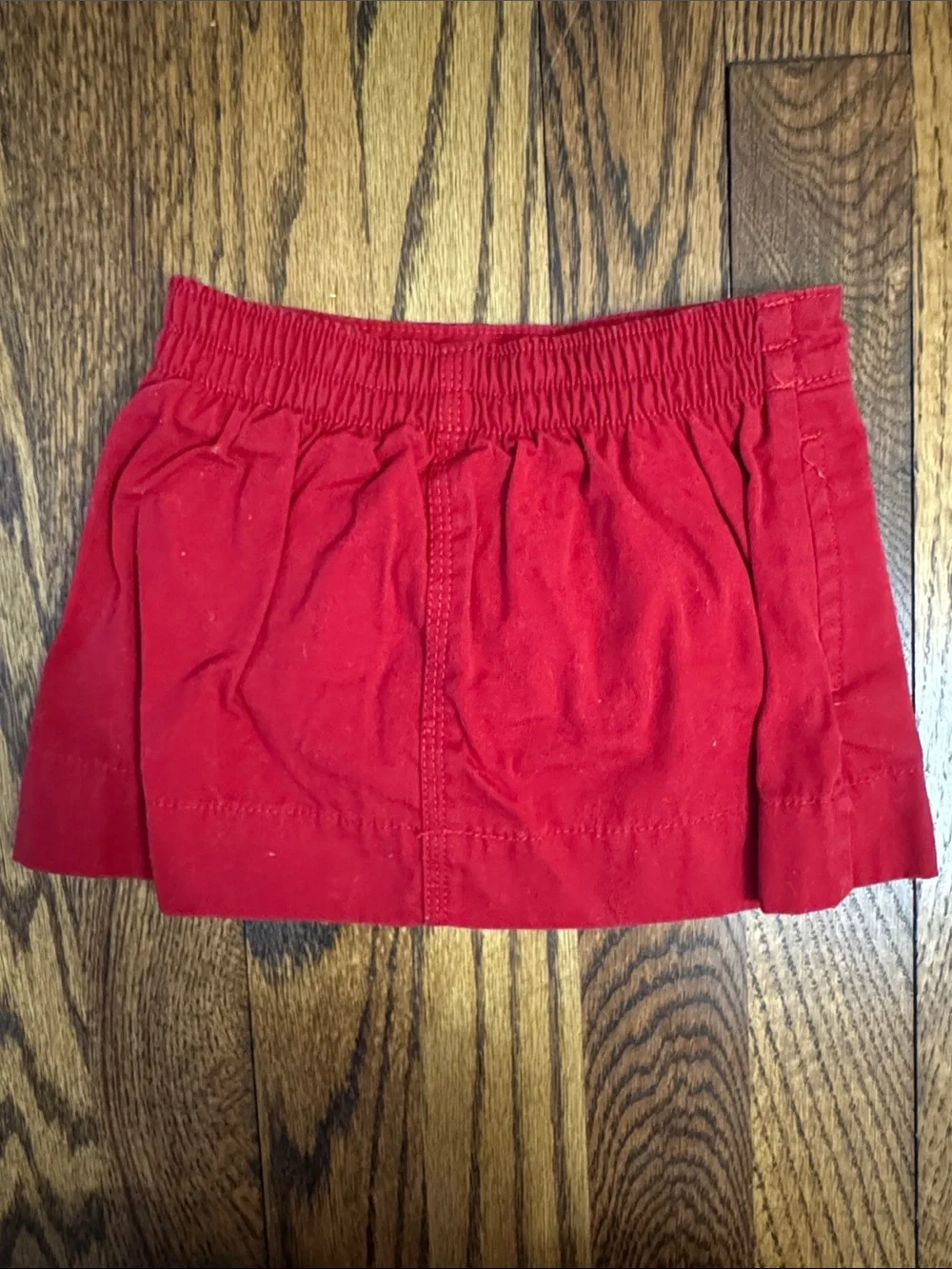 OshKosh Red Skort Bloomers 3-6M Patriotic Cotton Baby Girl Skirt Shorts